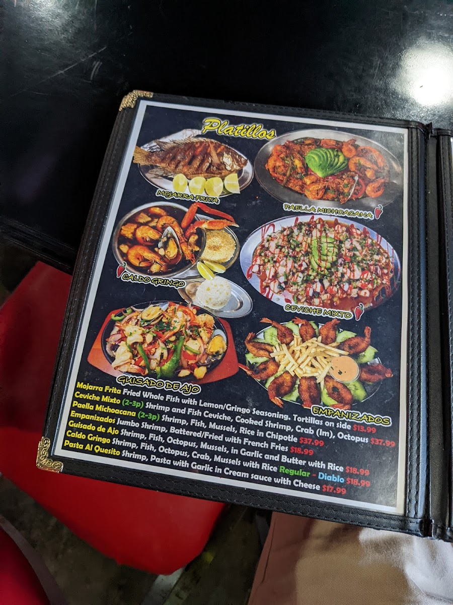 FIRE Mariscos, Wings, Ribs Menu - Image 2