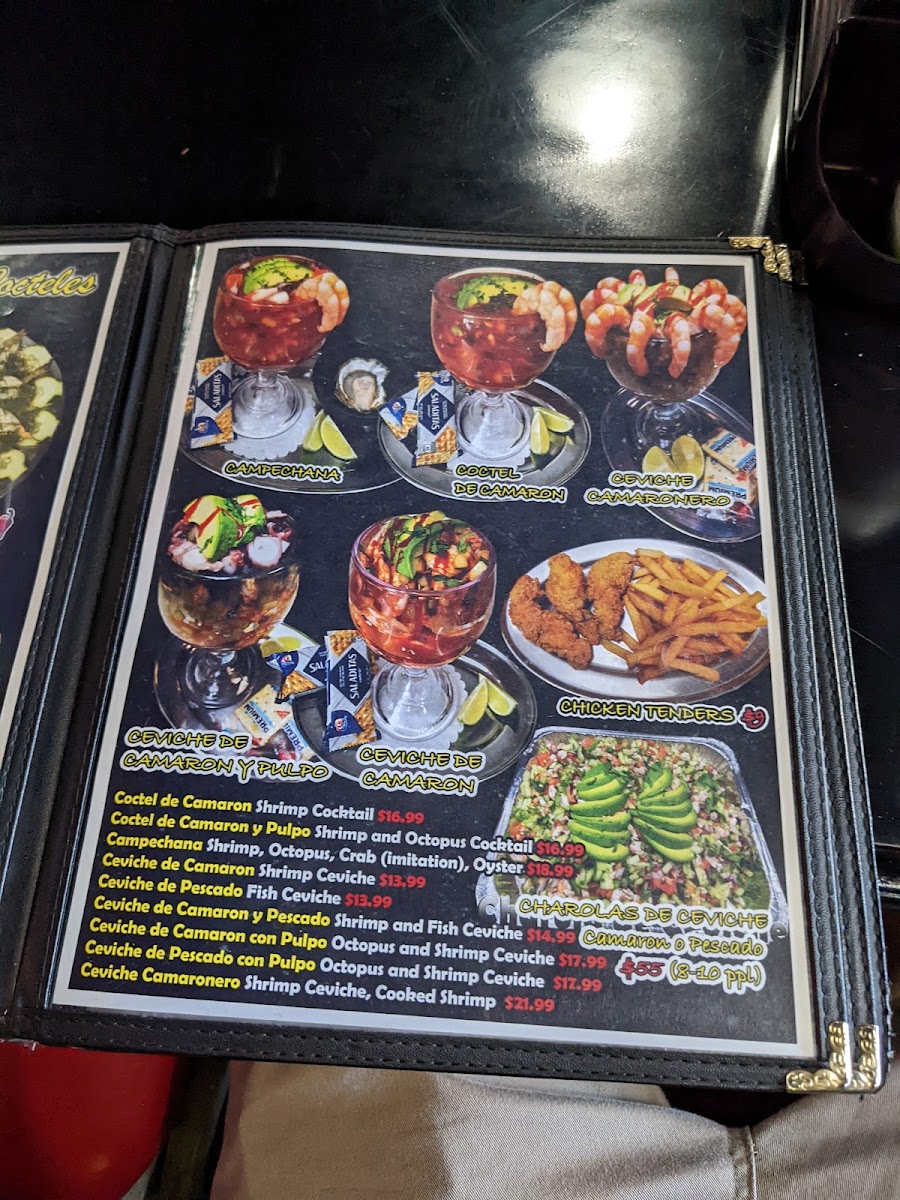 FIRE Mariscos, Wings, Ribs Menu - Image 3