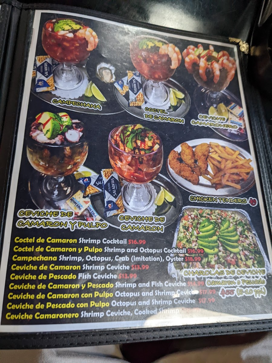FIRE Mariscos, Wings, Ribs Menu - Image 5